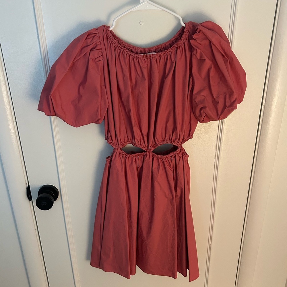 Sincerely Jules Pink Puff Sleeve Sundress